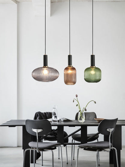 Sleek Glass Drop Pendant Light for Home Decor