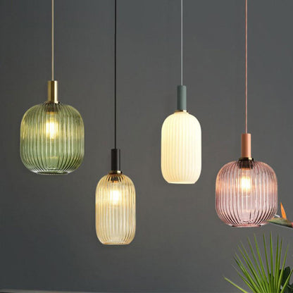 Sleek Glass Drop Pendant Light for Home Decor