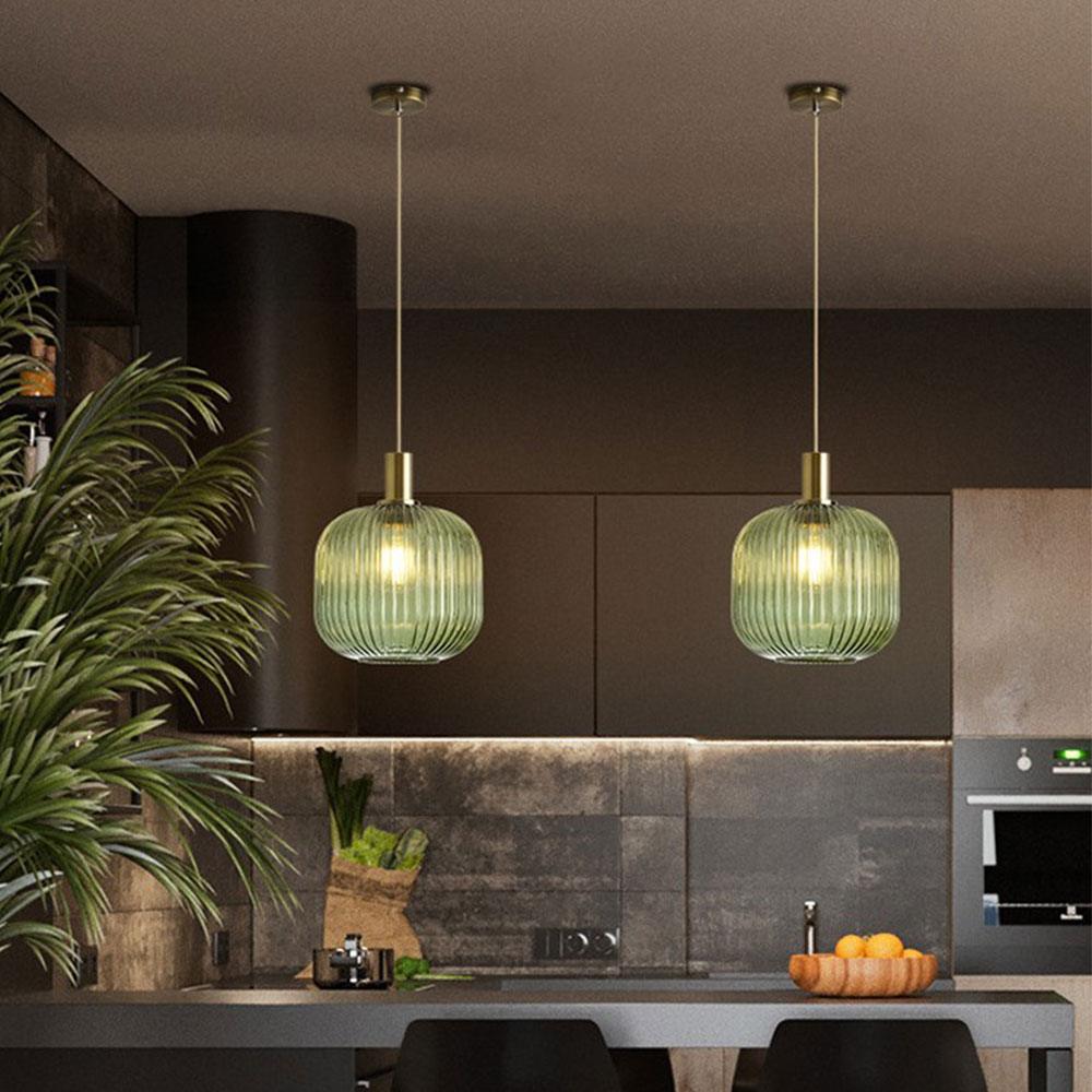 Sleek Glass Drop Pendant Light for Home Decor