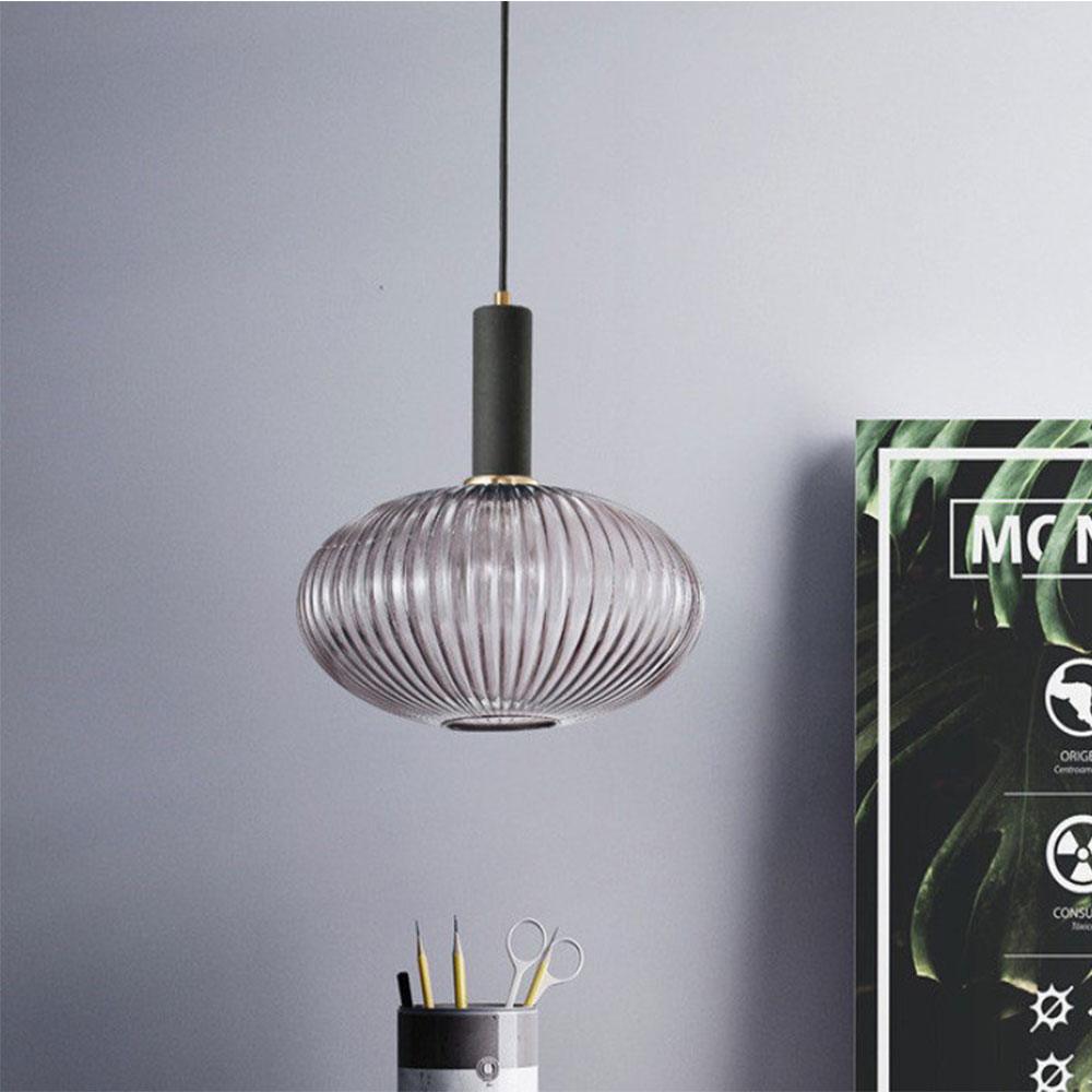 Sleek Glass Drop Pendant Light for Home Decor
