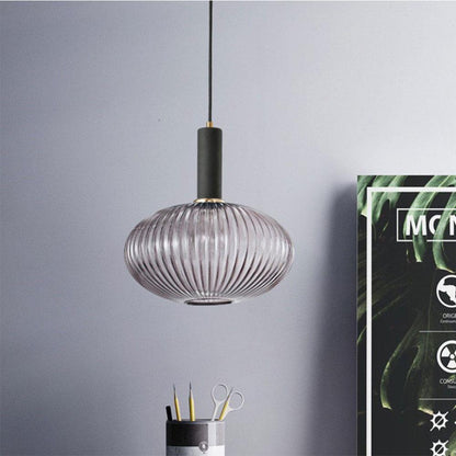 Sleek Glass Drop Pendant Light for Home Decor