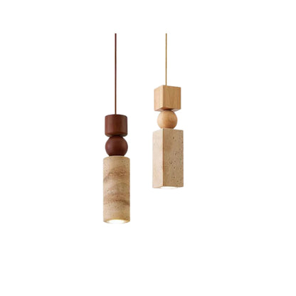 Norvello Travertine Pendant Lamp 1