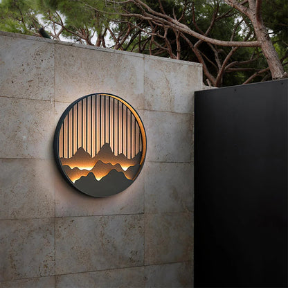 Rustic Outdoor Wall Lamp for Mountain Homes - Lusomart