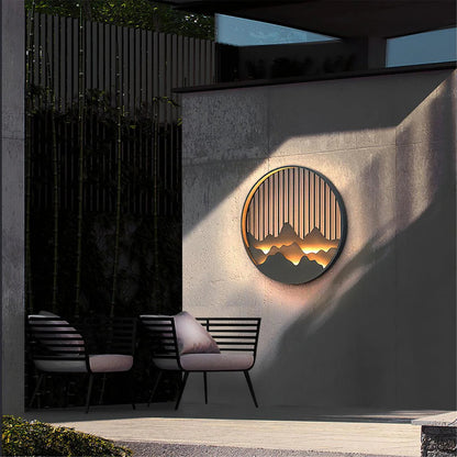 Novalith | Modern Mountain-Inspired Outdoor Wall Light for Homes 3