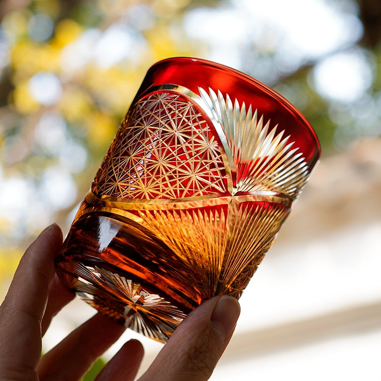 Luxury Engraved Whisky Glass Set with Wood Gift Box