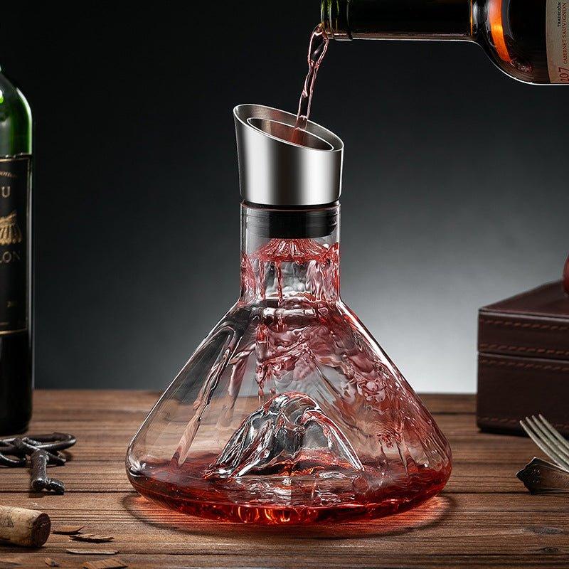 Elegant Glass Wine Carafe