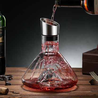 Elegant Glass Wine Carafe