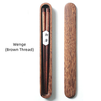 Luxury Wooden Chopsticks Set in Gift Box