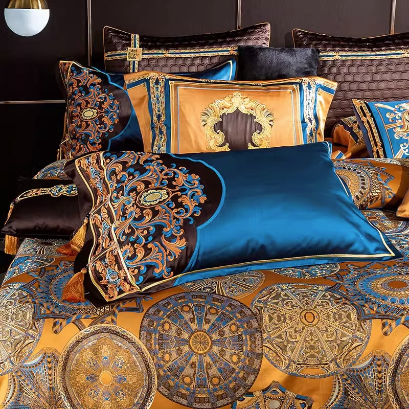 Luxurious Soft Bedding Set With Decorative Fringe
