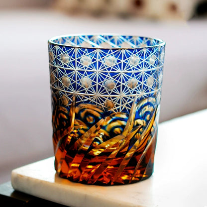 Luxury Engraved Whiskey Glass Set in Gift Box - Lusomart