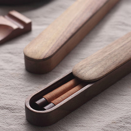 Traditional Wooden Chopsticks Set in Gift Box