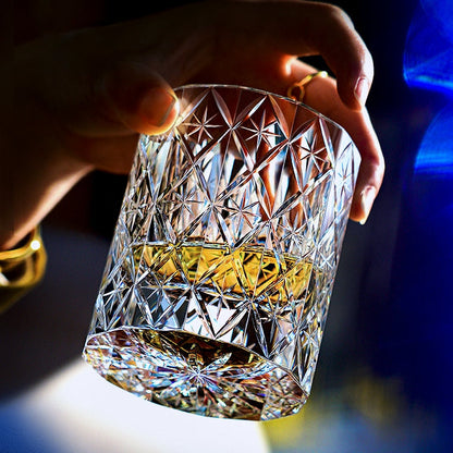 Luxury Whisky Glass Set in Wooden Gift Box - Lusomart