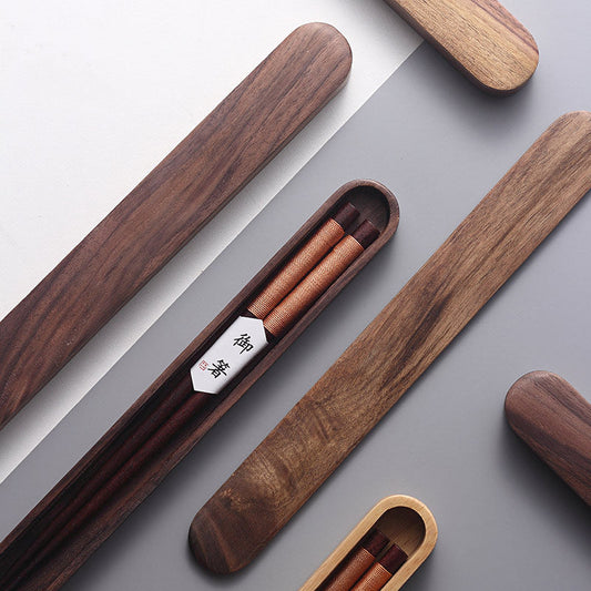 Luxury Wooden Chopsticks Set in Gift Box - Lusomart