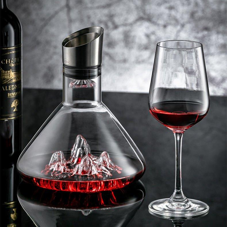 Elegant Glass Wine Carafe