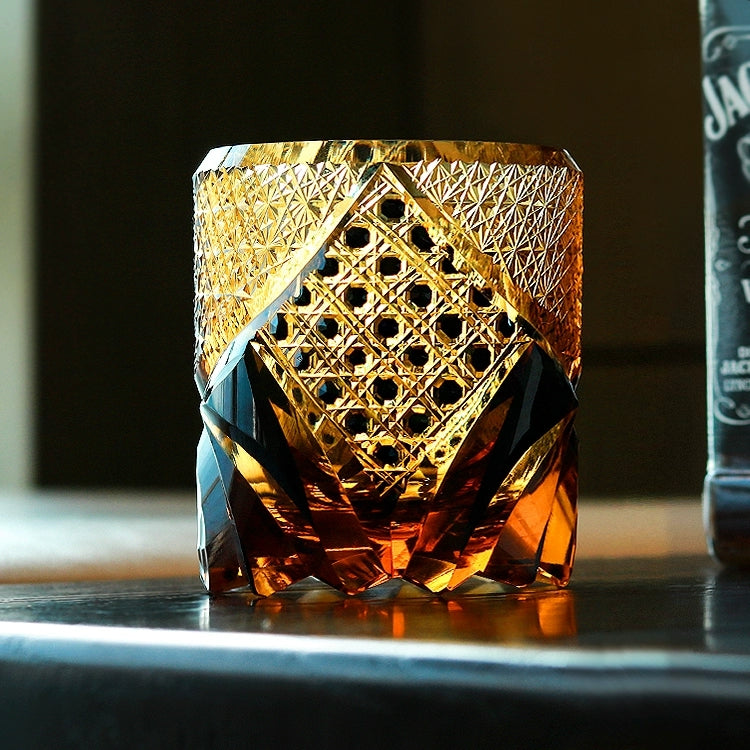 Luxury Handmade Whiskey Glass Set with Wood Gift Box - Lusomart