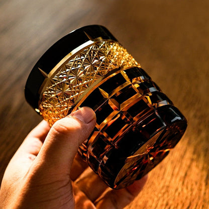 Luxury Cut Crystal Whisky Glass Gift Set
