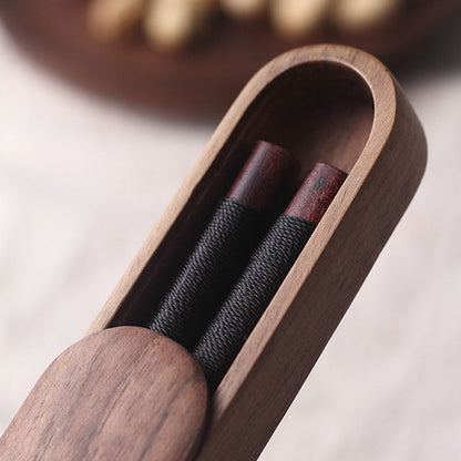 Traditional Wooden Chopsticks Set in Gift Box