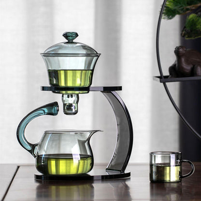 Elegant Glass Automatic Tea Infuser