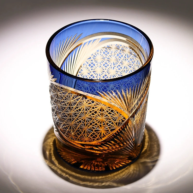Luxury Engraved Whisky Glass Set with Wood Gift Box