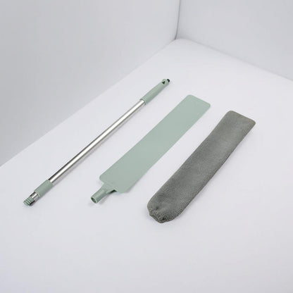 Compact Extendable Microfiber Mop Cleaning Brush Flat Head