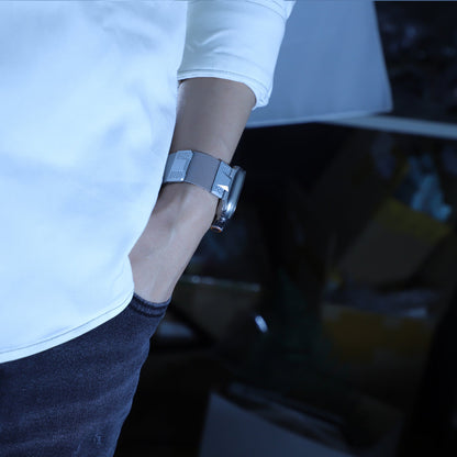 Comfortable Leather Magnetic Watch Band For Apple Watch