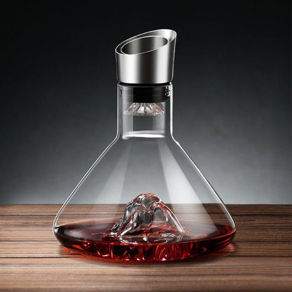 Elegant Glass Wine Carafe