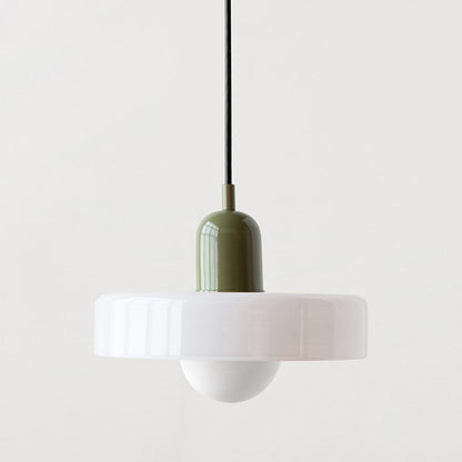 Vibrant Glass Modern Pendant Lighting for Dining Areas