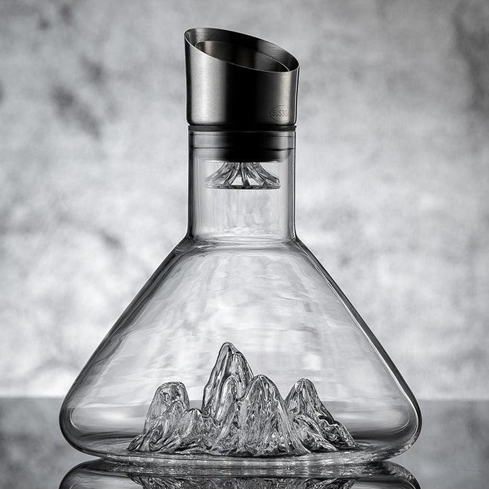 Elegant Glass Wine Carafe