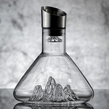 Elegant Glass Wine Carafe