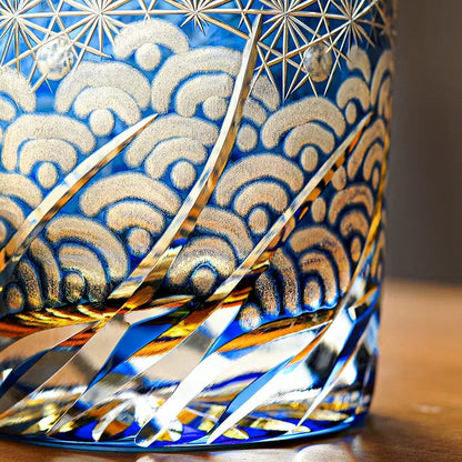 Luxury Engraved Whiskey Glass Set in Gift Box