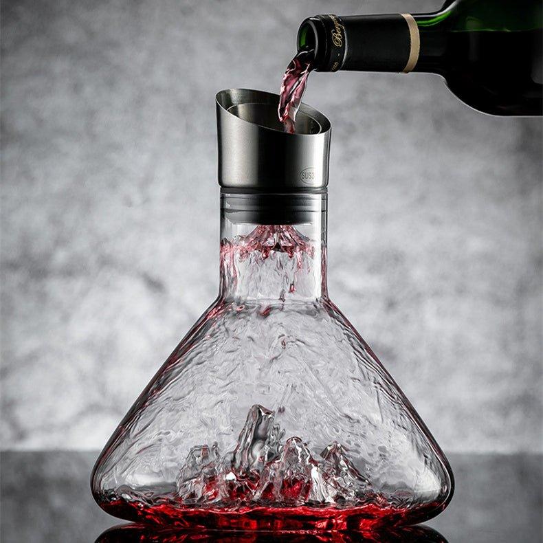 Elegant Glass Wine Carafe