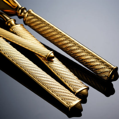  Realm Gold Luxury Cutlery Set-5