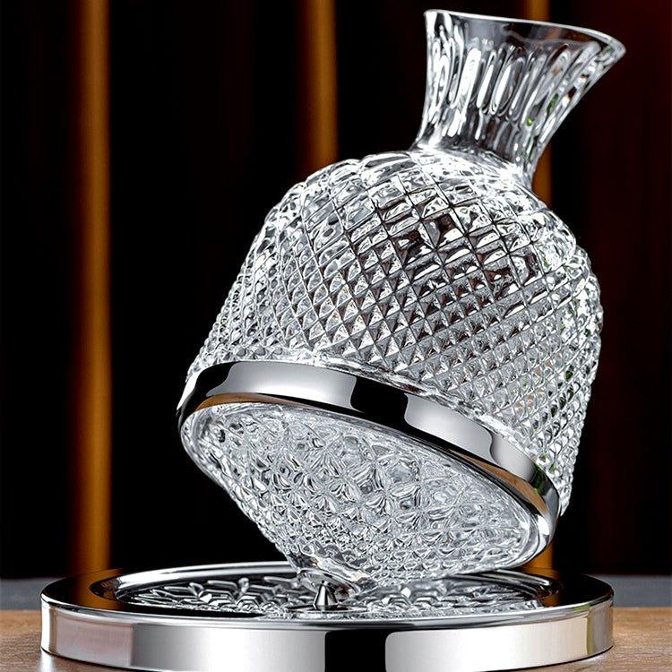 Luxury Rotating Wine and Liquor Decanter