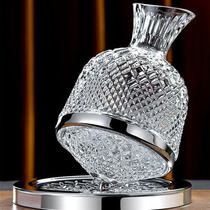 Luxury Rotating Wine and Liquor Decanter