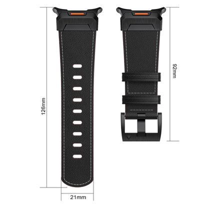 Durable Leather Watch Band For Apple Watch 7 Ultra