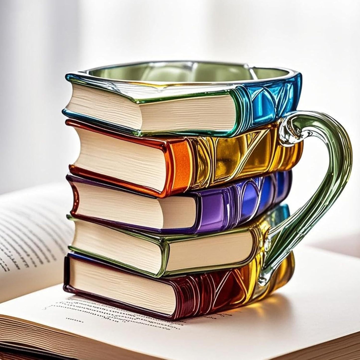 Unique Book Lover 3D Coffee Mug Gift
