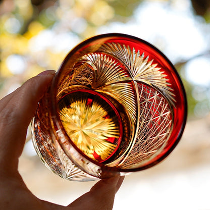 Luxury Engraved Whisky Glass Set with Wood Gift Box