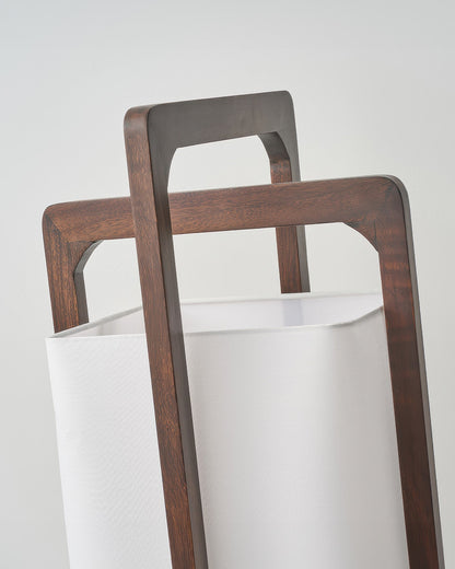 Traditional Wooden Floor Lamp, Warm Zen Style