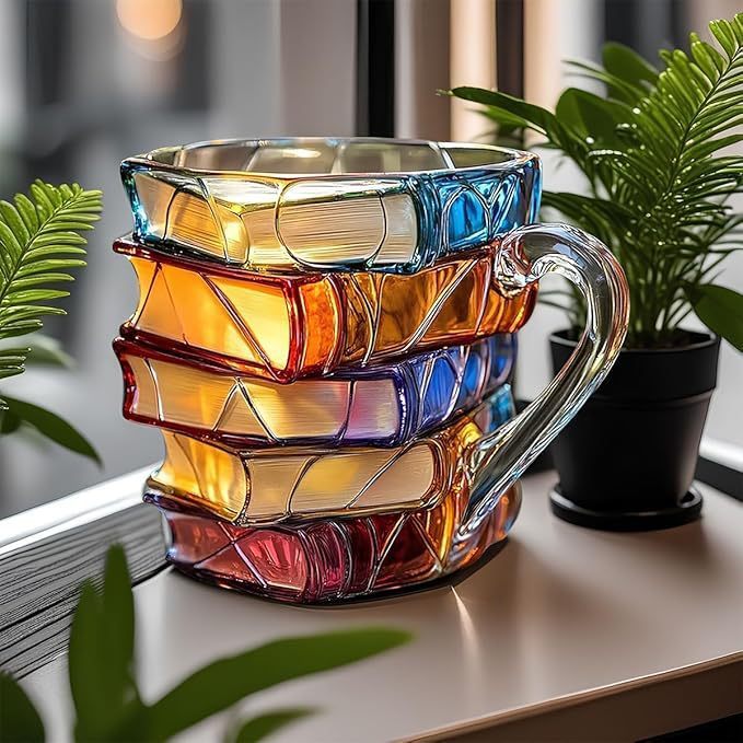 Unique Book Shaped Coffee Mug
