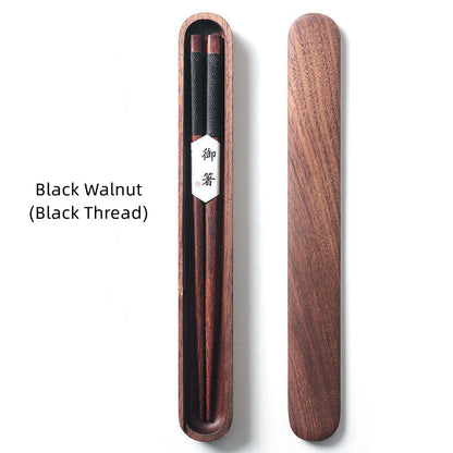 Traditional Wooden Chopsticks Set in Gift Box