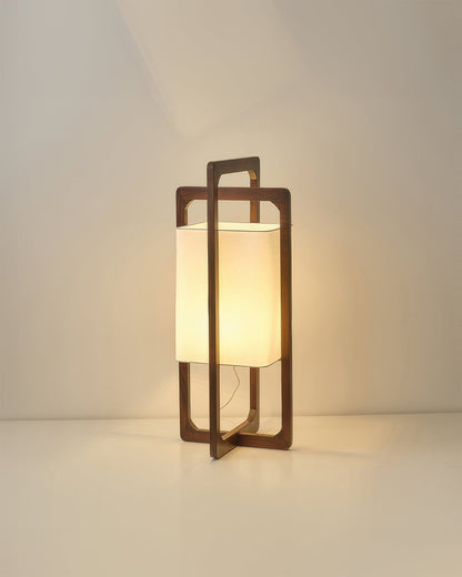 Traditional Wooden Floor Lamp, Warm Zen Style