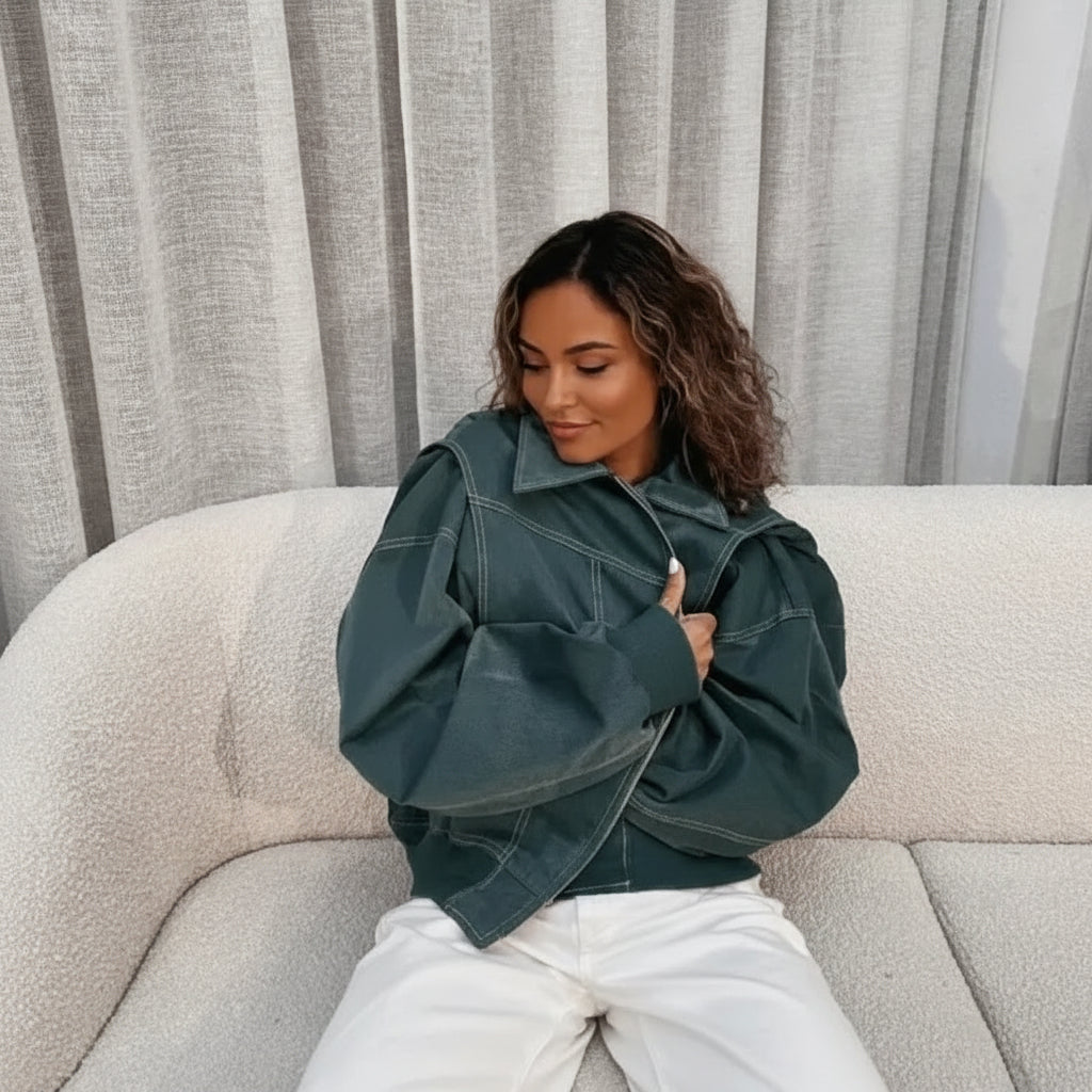 Relaxed Fit Women's Daily Wear Coat