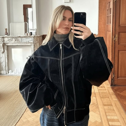 Relaxed Fit Women's Daily Wear Coat