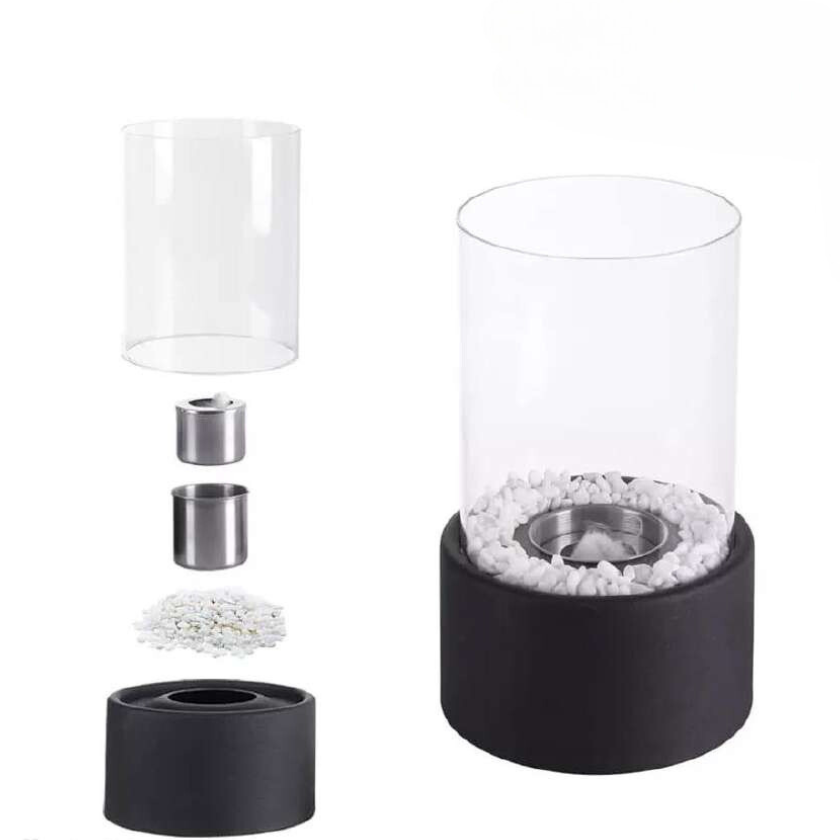 Traditional Glass Oil Burning Lamp