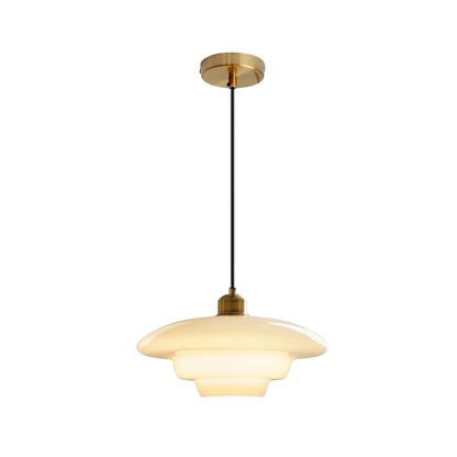 Olynt | Luminous Milky Glass Pendant Lamp for Stylish Living Spaces 4