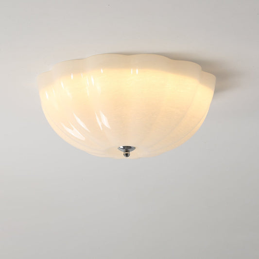 Beautiful Glass Shell LED Ceiling Light Fixture - Lusomart