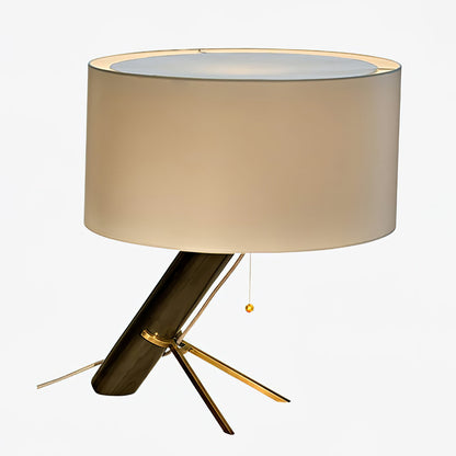OpalLuxe – Refined Table Lamp with Golden Accents 7