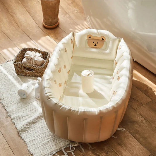 Portable Baby Bath Tub - Lightweight, Easy, Slip Resistant - Lusomart
