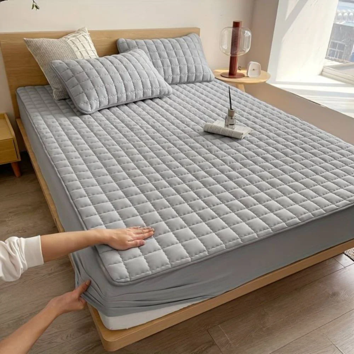 Breathable Mattress Protector - Waterproof and Ultra Soft Cover - Lusomart
