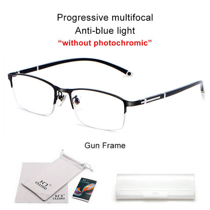 ClearView | Fashionable Prescription Blue Blocker Glasses - Lusomart